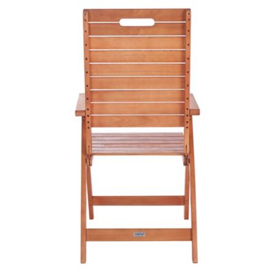 Image showing 8 th Safavieh Rence Folding Chair, Natural
