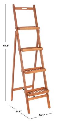 Image showing  Grenton 4 Tier Shelf, Natural, PAT7063A