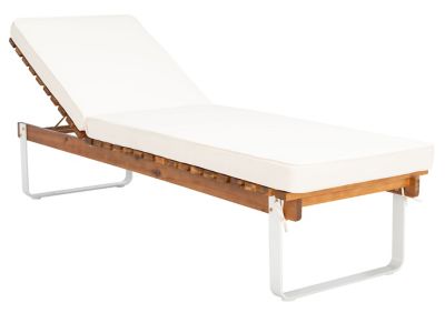 Safavieh Nuca Sunlounger, Natural and White