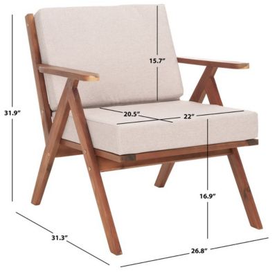 Image showing  Dryad Chair, Natural, Light Grey