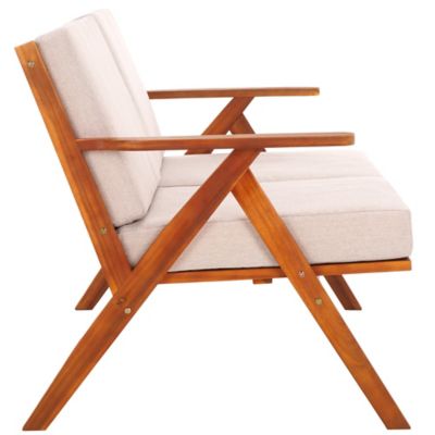 Image showing  Dryad Bench, Natural and Light Grey