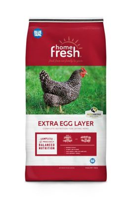 Blue Seal Home Fresh Extra Egg Layer Crumbles Poultry Feed, 50 lb