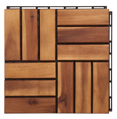 Safavieh Hanoi Wooden Floor Tile, Natural, PAT7900A