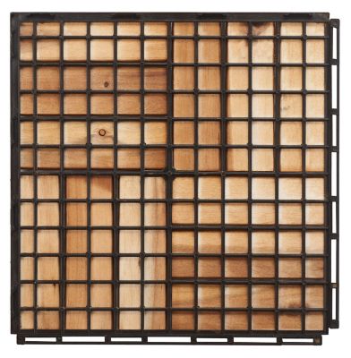 Image showing 5 th Safavieh Hanoi Wooden Floor Tile, Natural, PAT7900A
