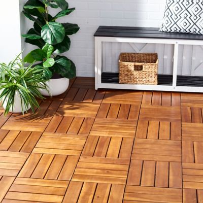 Image showing  Phuket Wooden Floor Tile, Natural, PAT7904A
