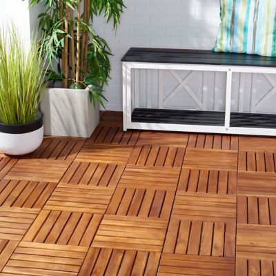Image showing  Osaka Wooden Floor Tile, Natural, PAT7906A