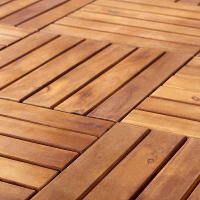 Image showing  Osaka Wooden Floor Tile, Natural, PAT7906A