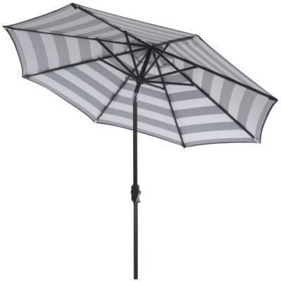 Image showing  9 ft. Iris Fashion Line Umbrella, Black/White