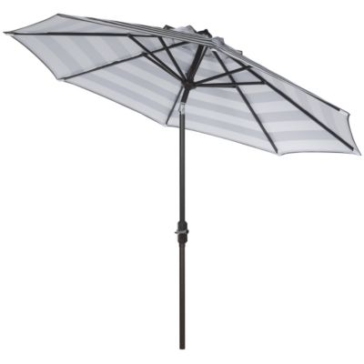 Image showing  9 ft. Iris Fashion Line Umbrella, Gray/White