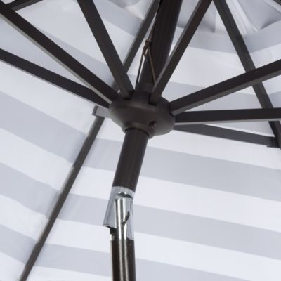 Image showing  9 ft. Iris Fashion Line Umbrella, Gray/White