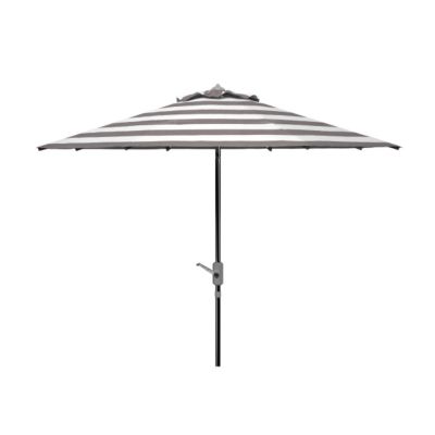 Safavieh 9 ft. Iris Fashion Line Umbrella, Gray/White