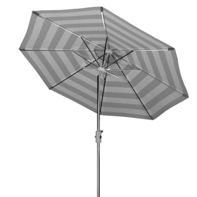 Image showing  9 ft. Iris Fashion Line Umbrella, Gray/White