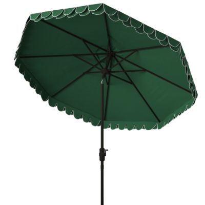 Image showing  9 ft. Elegant Valance Umbrella, Hunter Green