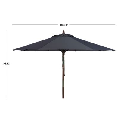 Image showing  9 ft. Bethany Wooden Umbrella, Gray