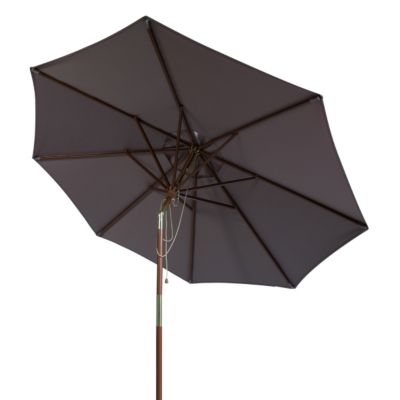 Image showing  9 ft. Bethany Wooden Umbrella, Gray