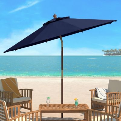 Image showing  9 ft. Bethany Wooden Umbrella, Navy Blue