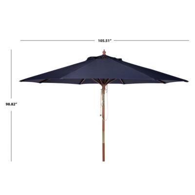 Image showing  9 ft. Bethany Wooden Umbrella, Navy Blue