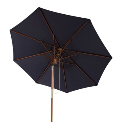 Image showing  9 ft. Bethany Wooden Umbrella, Navy Blue