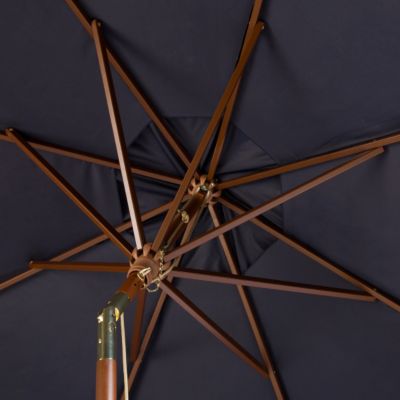 Image showing  9 ft. Bethany Wooden Umbrella, Navy Blue