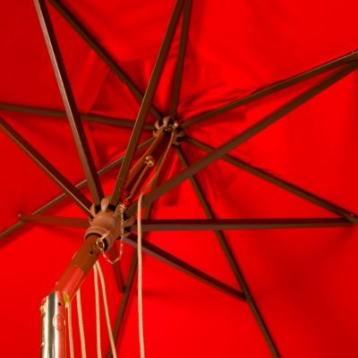 Image showing  9 ft. Bethany Wooden Umbrella, Red