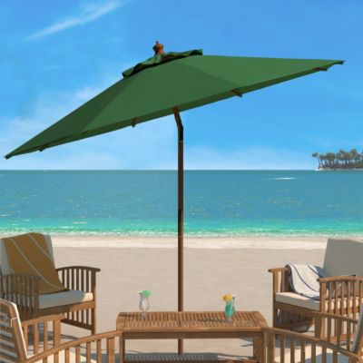 Image showing  9 ft. Bethany Wooden Umbrella, Hunter Green