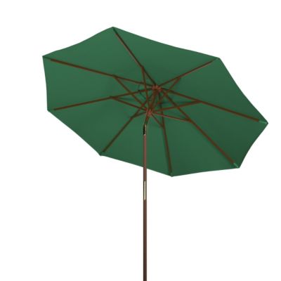 Image showing  9 ft. Bethany Wooden Umbrella, Hunter Green