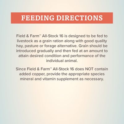 Image showing  Field and Farm All Stock 16 Sweet Crunch Livestock Feed, 50 lb. Bag