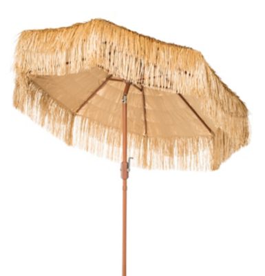 Image showing  Tiki 9 ft. Crank Umbrella, Brown