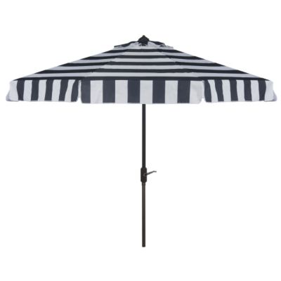 Safavieh 11 ft. Elsa Fashion Line Umbrella, Navy/White