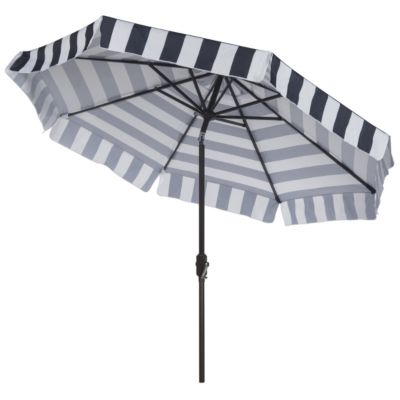 Image showing  11 ft. Elsa Fashion Line Umbrella, Navy/White