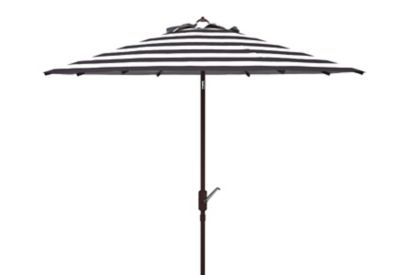 Safavieh 11 ft. Iris Fashion Line Umbrella, Black/White