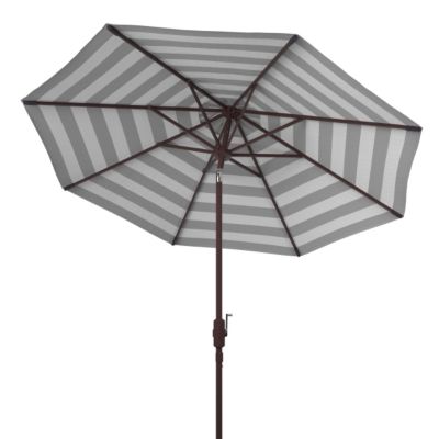 Image showing  11 ft. Iris Fashion Line Umbrella, Black/White