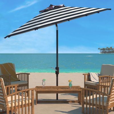 Image showing  11 ft. Iris Fashion Line Umbrella, Navy/White