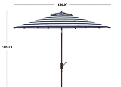 Image showing  11 ft. Iris Fashion Line Umbrella, Navy/White