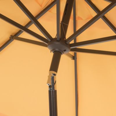 Image showing  11 ft. Elegant Valance Umbrella, Yellow
