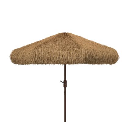 Safavieh Nemery 11 ft. Tiki Umbrella, Brown, PAT8112A