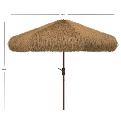 Image showing  Nemery 11 ft. Tiki Umbrella, Brown, PAT8112A