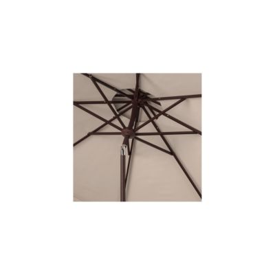 Image showing  9 ft. Elegant Double Top Umbrella, Beige/White