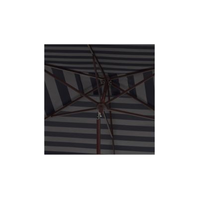 Image showing  Athens 6.5 x 10 Rectangular Umbrella, Navy, White, PAT8307A