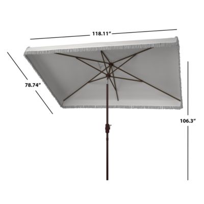 Image showing  Milan 6.5 x 10 Rectangular Umbrella, PAT8308C