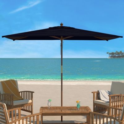 Image showing  Aklin 10 ft. Wood Umbrella, PAT8309C