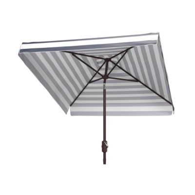 Image showing  7.5 ft. Elsa Square Umbrella, Navy/White