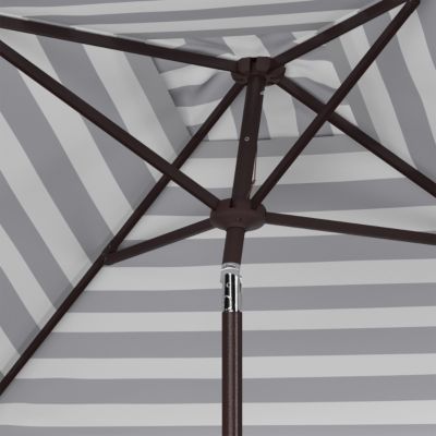 Image showing  7.5 ft. Elsa Square Umbrella, Navy/White
