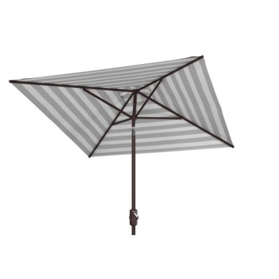 Image showing  7.5 ft. Iris Square Umbrella, Black/White