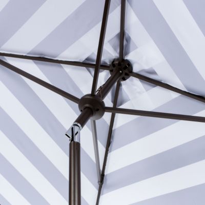 Image showing  7.5 ft. Iris Square Umbrella, Navy/White