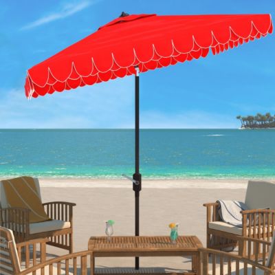 Image showing  7.5 ft. Elegant Square Umbrella, Red