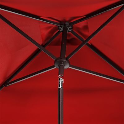 Image showing  7.5 ft. Elegant Square Umbrella, Red