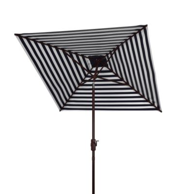 Image showing  Athens 7.5 ft. Square Umbrella, Navy, White, PAT8407A