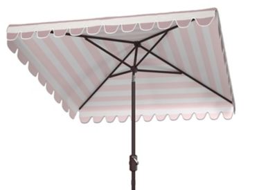 Image showing  7.5 ft. Vienna Square Umbrella, Gray/White