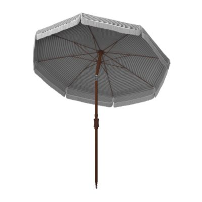 Image showing  6.5 ft. Copen Beach Umbrella, Black/White